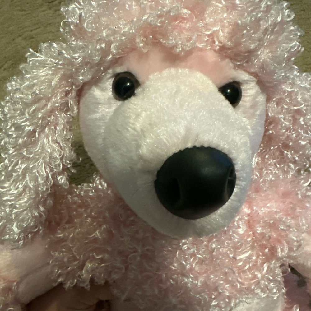 Build-A-Bear Plush Pink French Poodle 19in BAB Workshop Dog Curly Hair - Picture 11 of 12